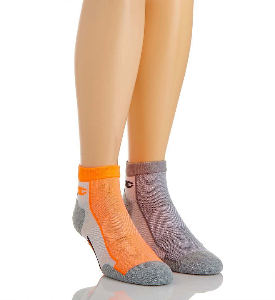 Champion CH211 Men's Mid Ankle Running Socks - 2 Pack (Assortment 1 6-12)
