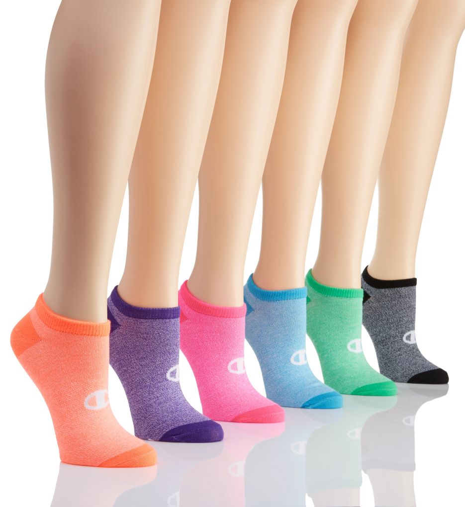 Core Performance Double Dry No Show Socks - 6 Pair-acs