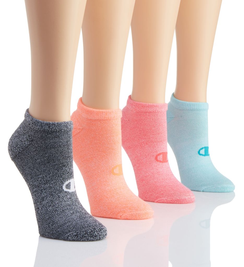 Performance Double Dry No Show Socks - 4 Pair-acs