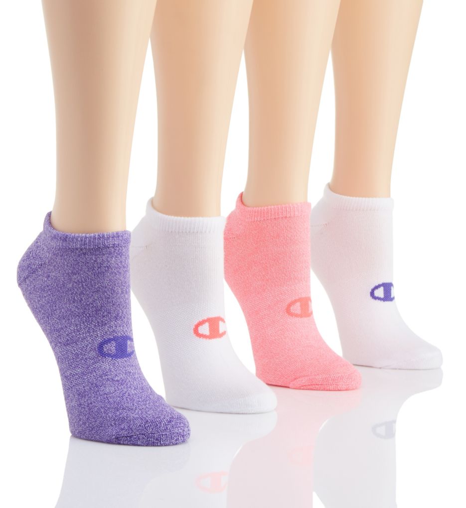 Performance Double Dry No Show Socks - 4 Pair-acs