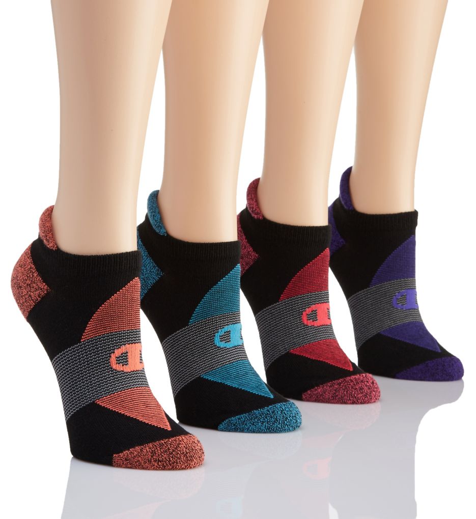 Performance Double Dry Heel Shield Socks - 4 Pair-acs