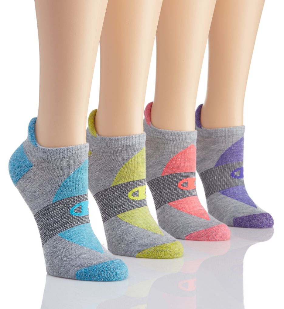 Performance Double Dry Heel Shield Socks - 4 Pair-acs