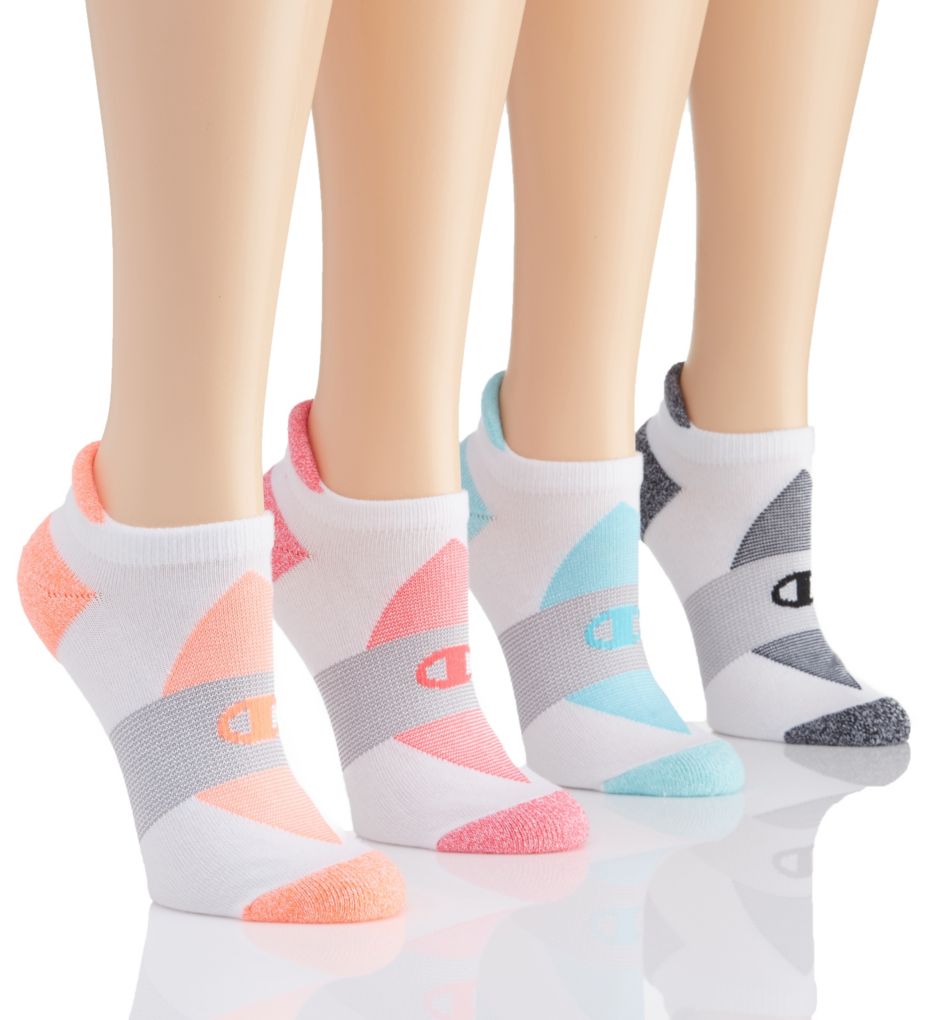 Performance Double Dry Heel Shield Socks - 4 Pair-acs