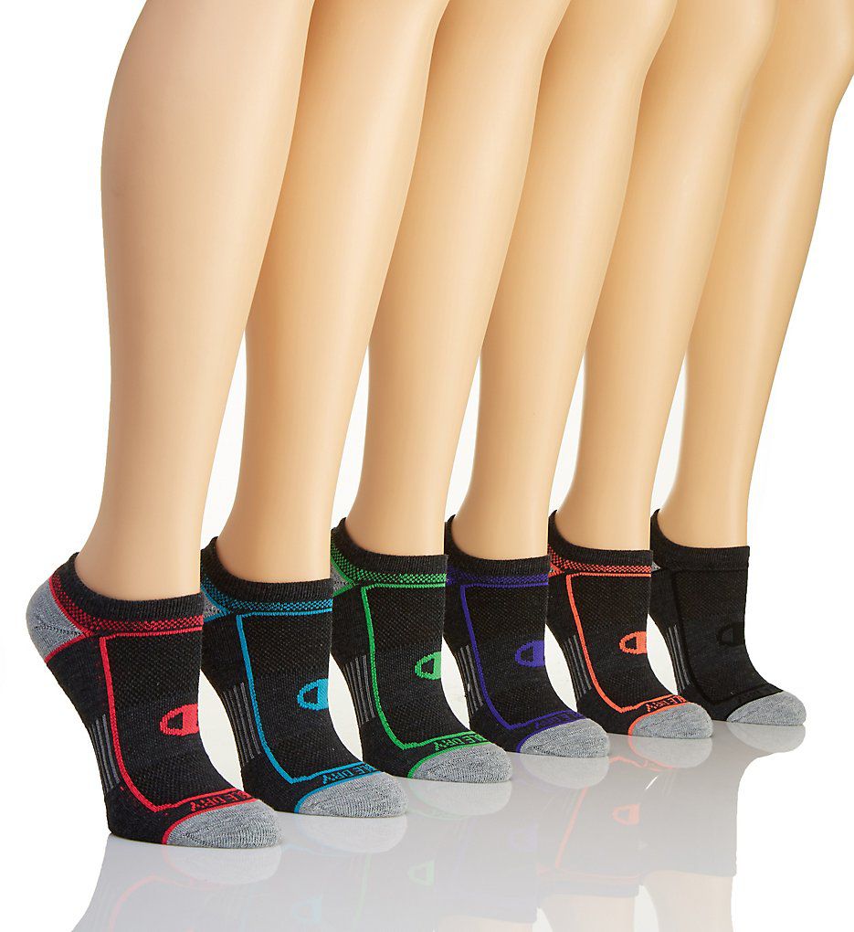 Core Performance Double Dry No Show Socks - 6 Pair