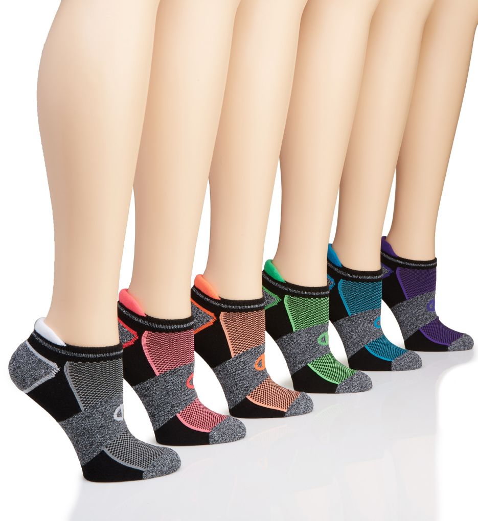 Performance Double Dry Heel Shield Socks - 6 Pairs-acs