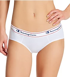 Cotton Stretch Hipster Panty White 2X
