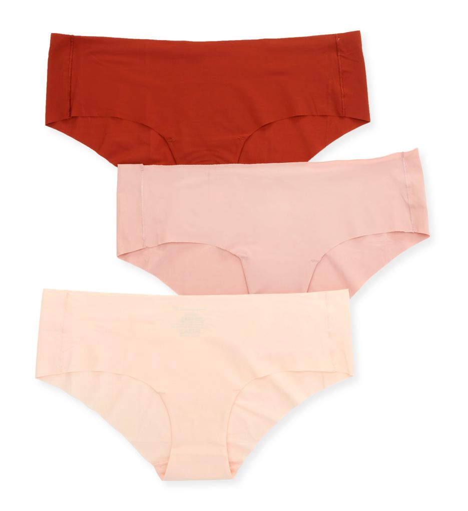 Champion Women's Free Cut Hipster Panty - 3 Pack in Coral Pink/cinnamon | Size XL | HerRoom.com