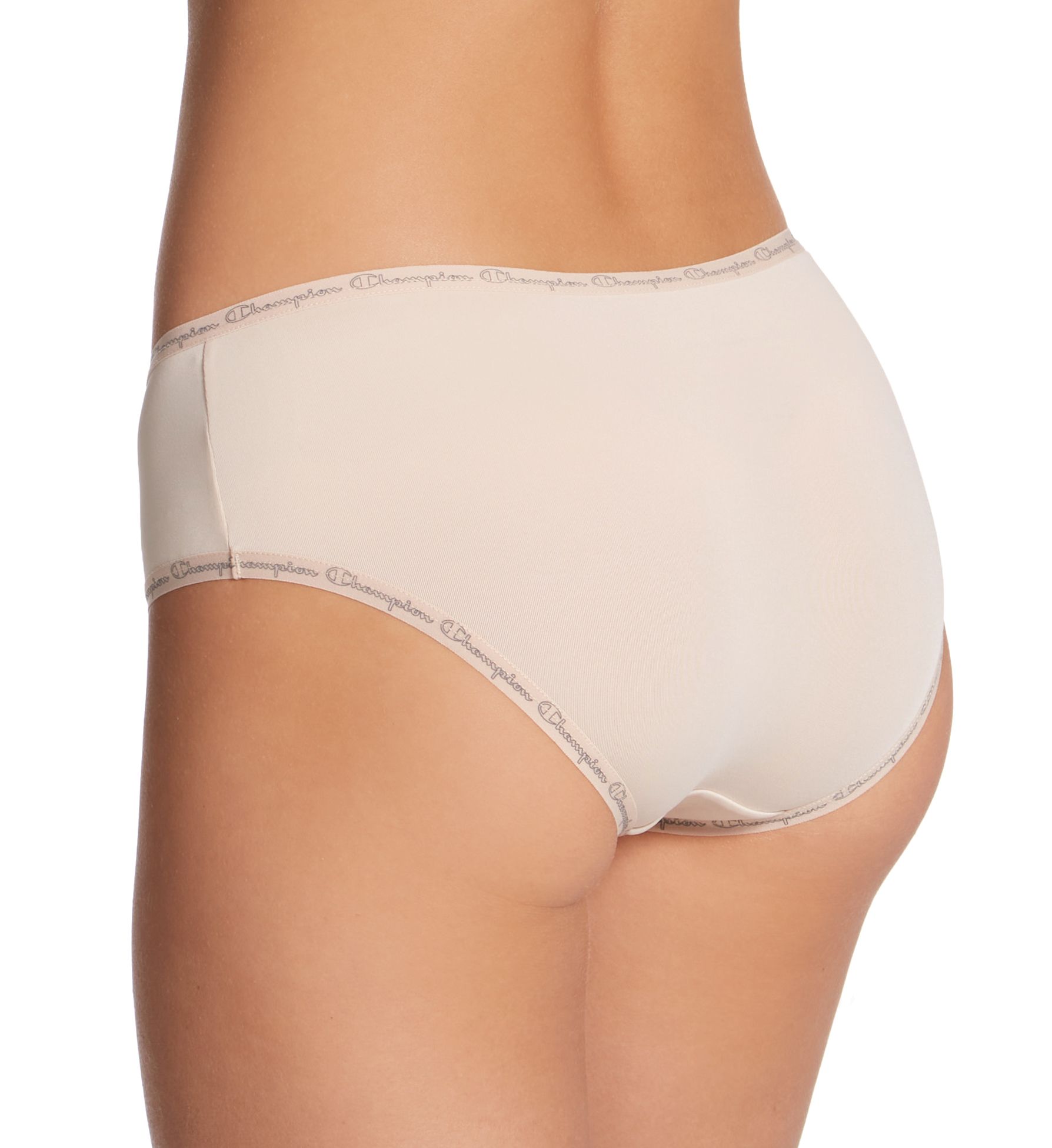 Champion Microfiber Hipster Panty - 3 Pack Soft Taupe 3 XL  - Image 2
