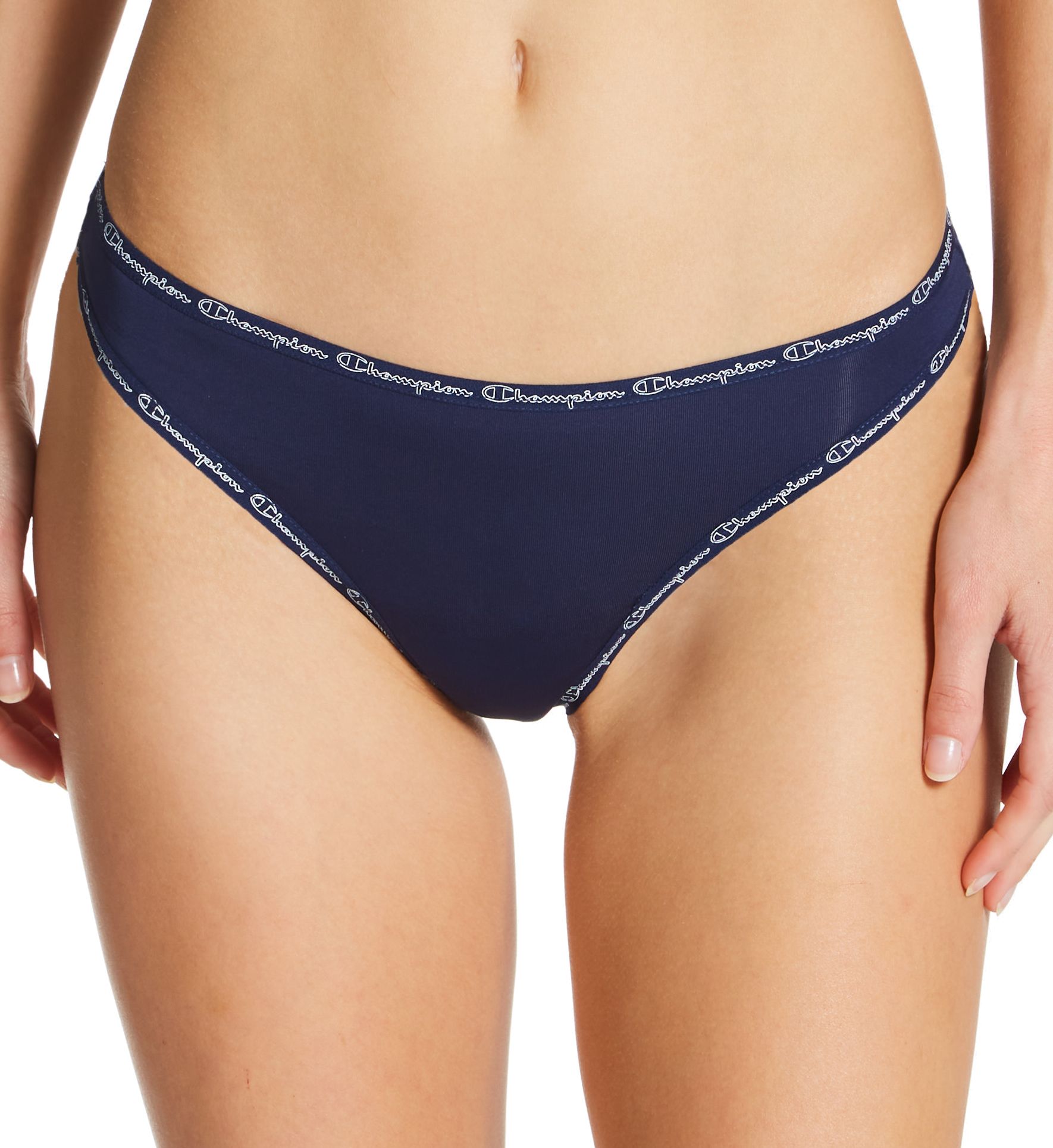 Champion Microfiber Thong - 3 Pack BlueRedNavy XL   – Main View  – Front View
