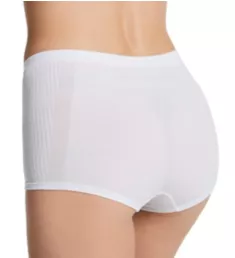 Sustainable Seamless Boyshort Panty White 2X