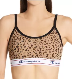 Cotton Stretch Bralette All Over Leopard S