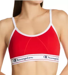 Cotton Stretch Bralette Scarlet M