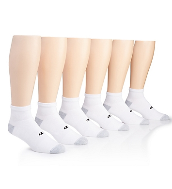Champion Double Dry Performance Ankle Socks - 6 Pack
