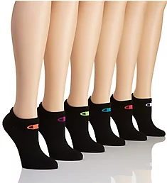 Core Performance Double Dry Low Cut Socks - 6 Pair Black O/S