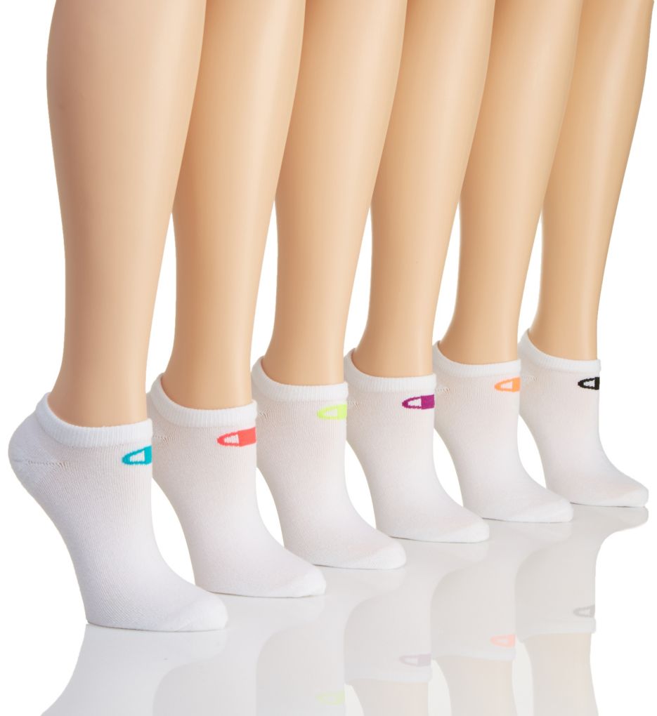 Core Performance Double Dry Low Cut Socks - 6 Pair-acs