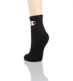 C Logo Ankle Socks - 6 Pair Black O/S