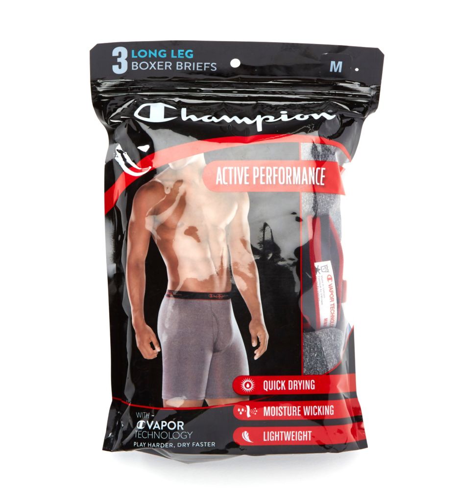 X-Temp Active Performance Long Boxer Brief -3 Pack-cs1