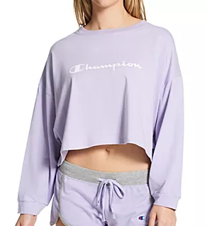Sleep Crop Tee Urban Lilac XL