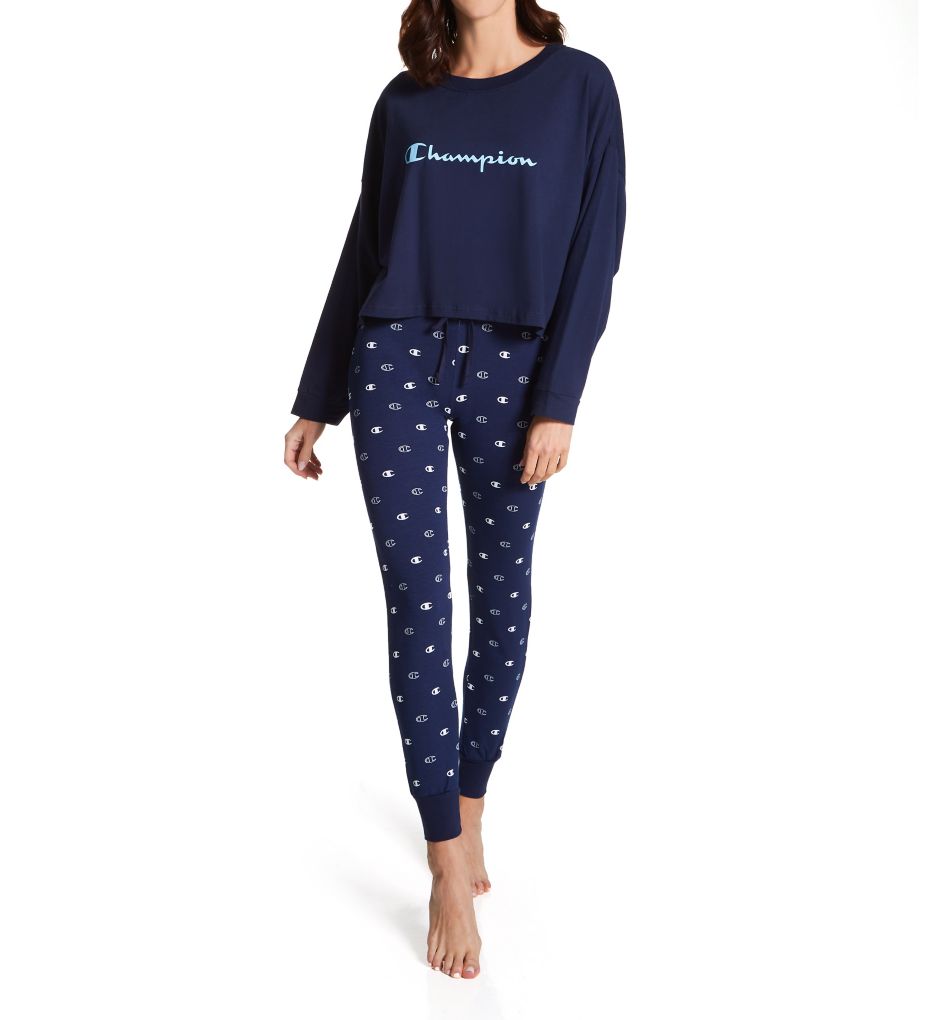 Champion Sleep Crop Tee Inari/Beloved Orchid XL  - Image 5