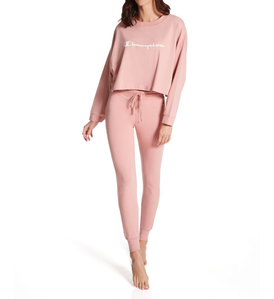 Champion Sleep Crop Tee Inari/Beloved Orchid XL  - Image 6