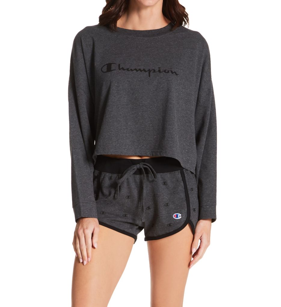 Champion Sleep Crop Tee Inari/Beloved Orchid XL  - Image 7