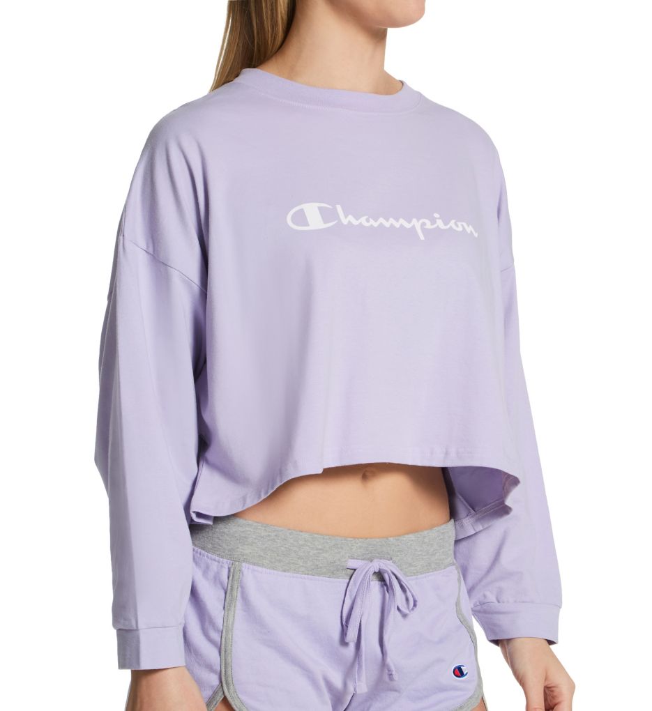 Champion Sleep Crop Tee Urban Lilac 2XL  - Image 1