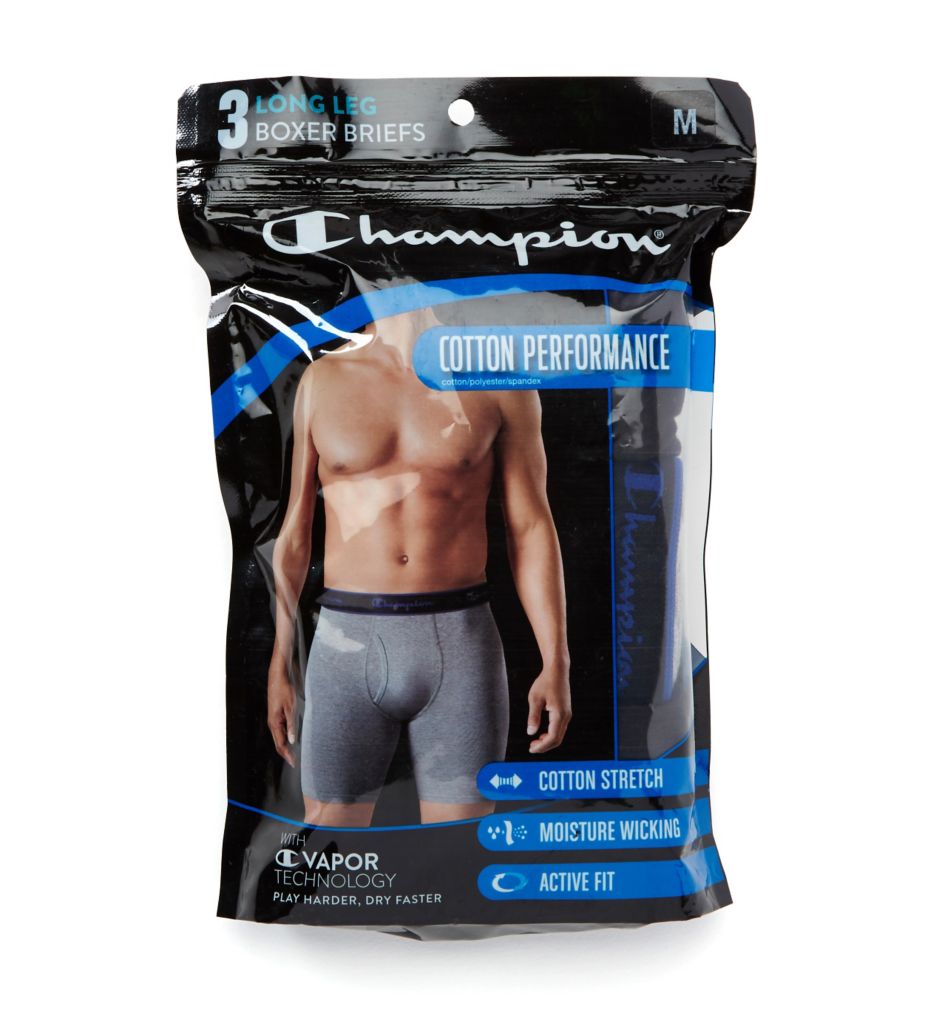 X-Temp Performance Long Boxer Briefs - 3 Pack-cs1