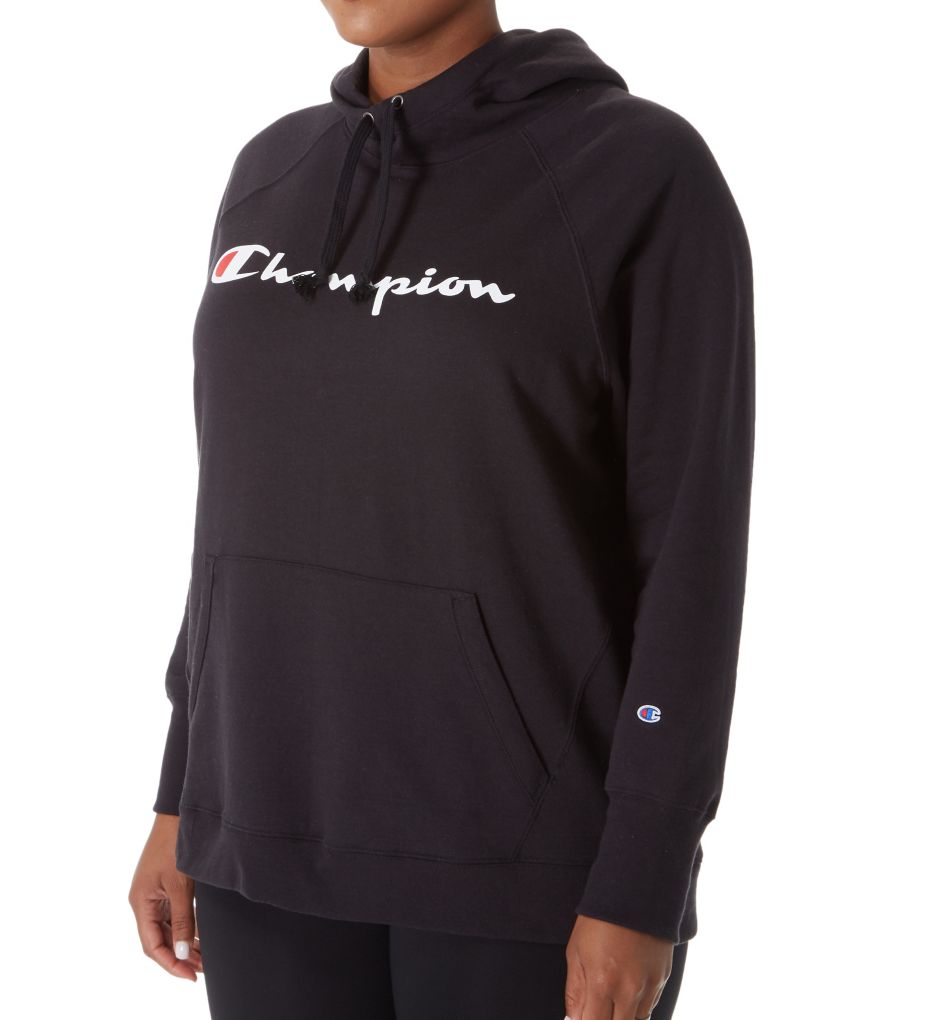 Plus Powerblend Fleece Graphic Pullover Hoodie-acs