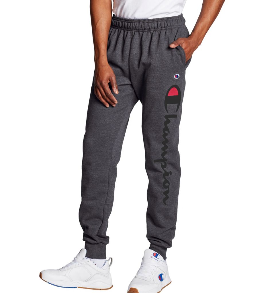 champion script logo sweatpants