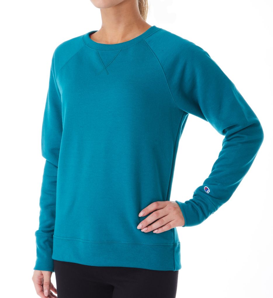 Powerblend Fleece Boyfriend Crew Neck Pullover-acs