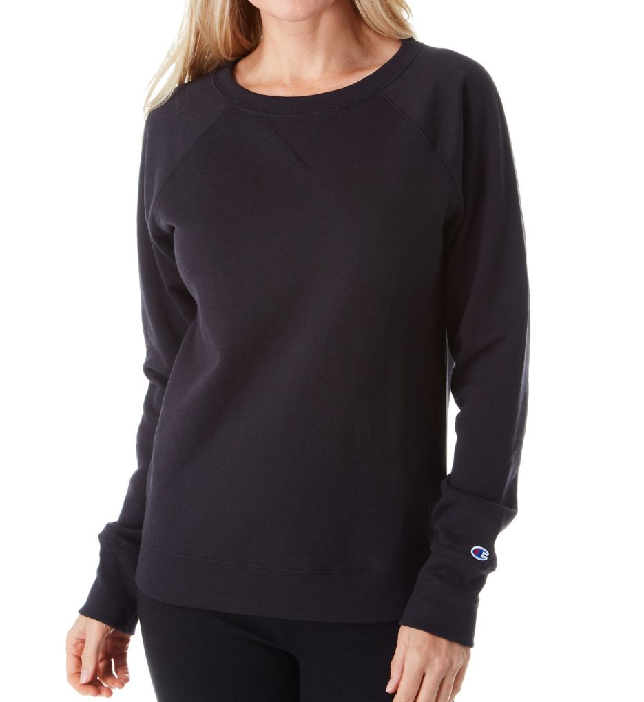 Powerblend Fleece Boyfriend Crew Neck Pullover-fs