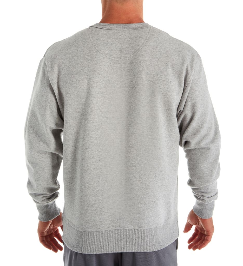 Champion men's powerblend online applique crew