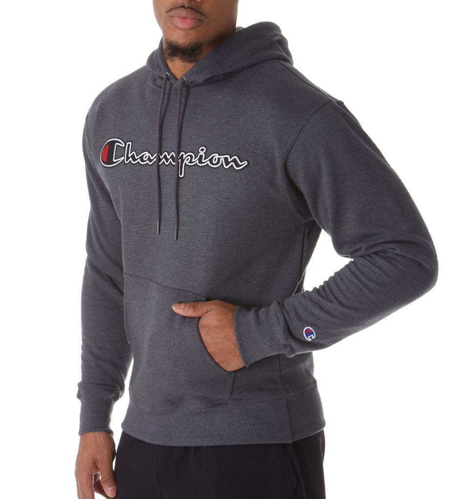 Graphic Powerblend Fleece Hoodie w/Applique-acs