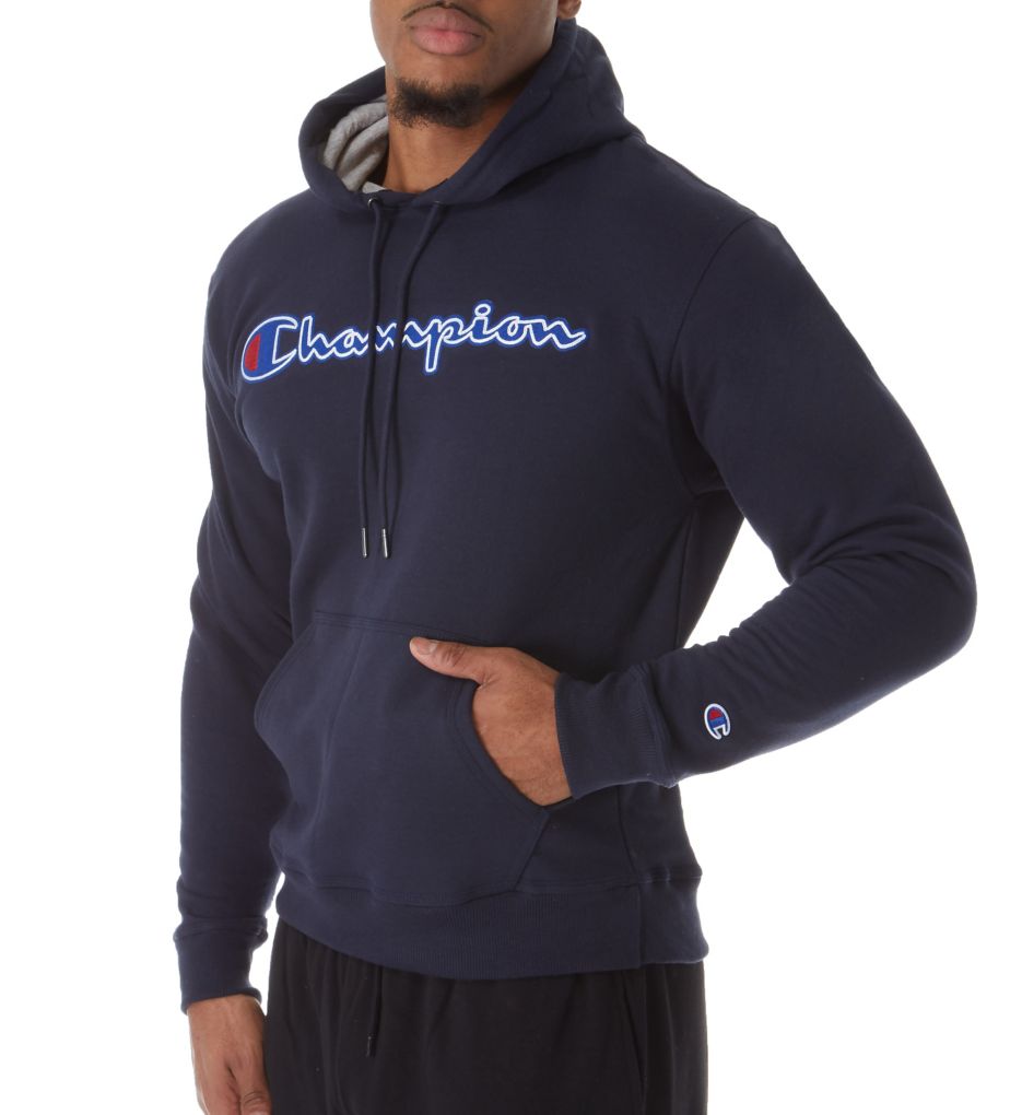 Graphic Powerblend Fleece Hoodie w/Applique-acs