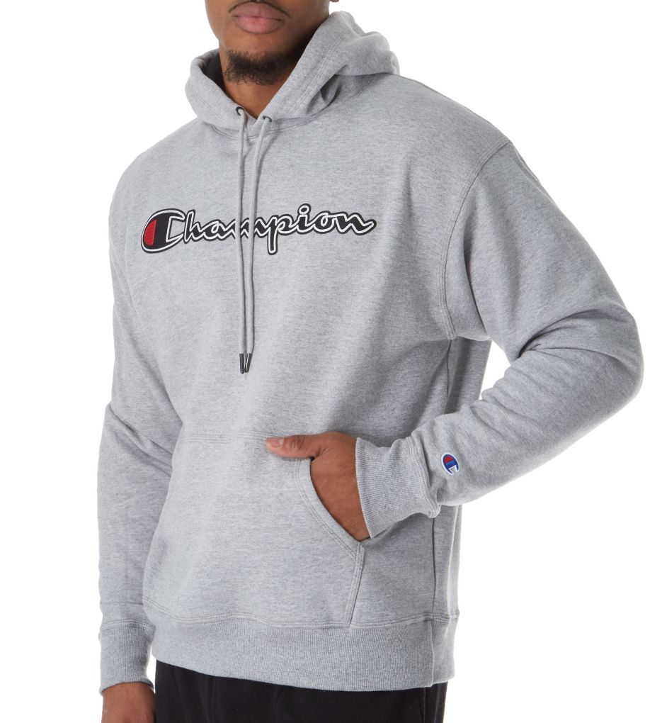 Graphic Powerblend Fleece Hoodie w/Applique-acs