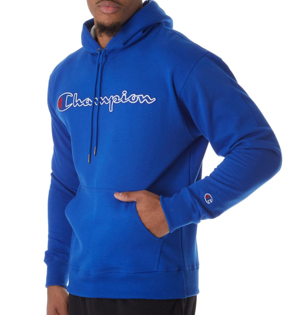 Graphic Powerblend Fleece Hoodie w/Applique-acs