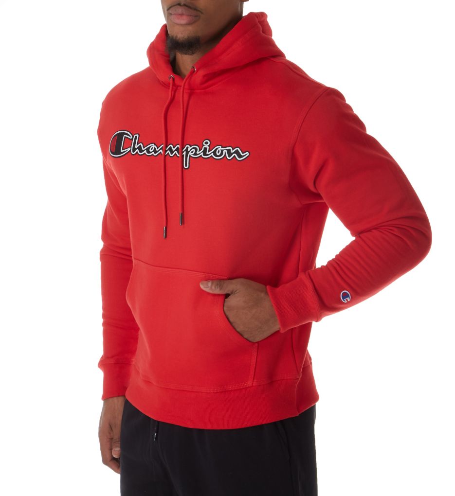 Graphic Powerblend Fleece Hoodie w/Applique-acs