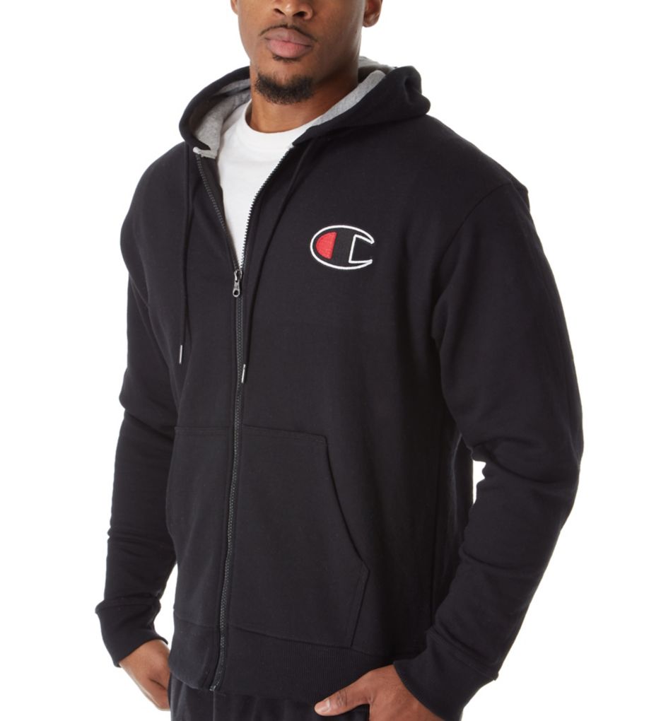 Graphic Powerblend Full Zip Fleece Hoodie-acs