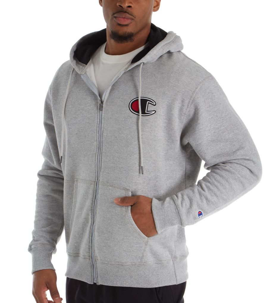 Graphic Powerblend Full Zip Fleece Hoodie-acs