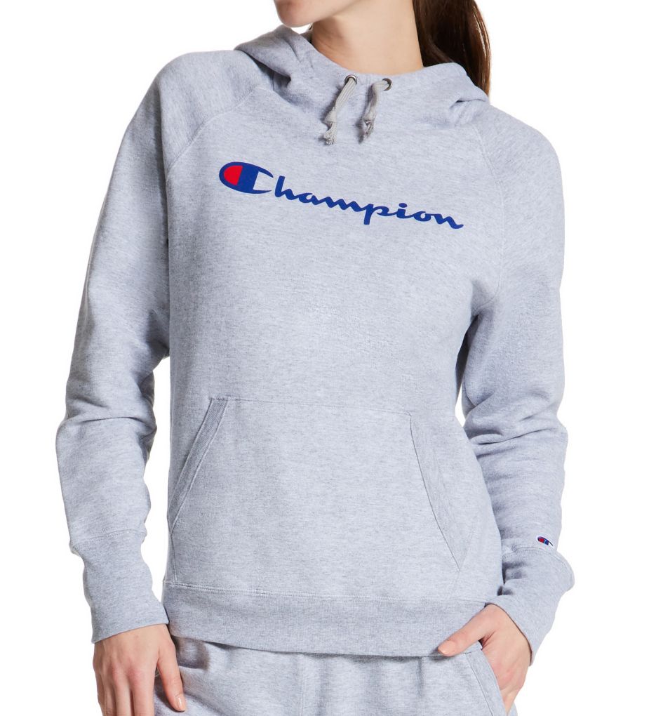 champion powerblend fleece pullover hoodie