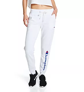 Powerblend Fleece Graphic Jogger White M