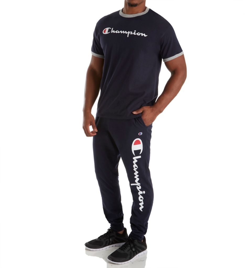 champion classic jersey graphic jogger