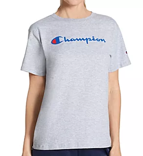 Classic Short Sleeve Crew Neck T-Shirt Oxford Gray XS