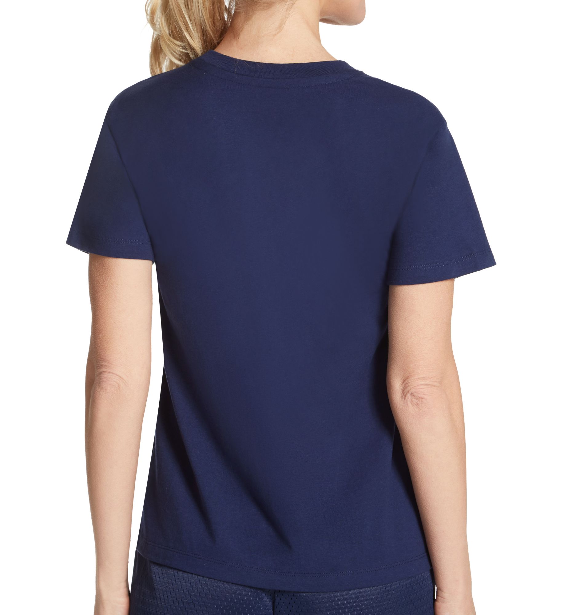 Champion Classic Short Sleeve Crew Neck T-Shirt Athletic Navy S  - Image 2