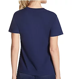 Classic Short Sleeve Crew Neck T-Shirt Athletic Navy XS