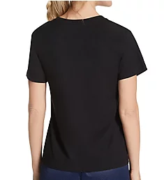 Classic Short Sleeve Crew Neck T-Shirt Black XS