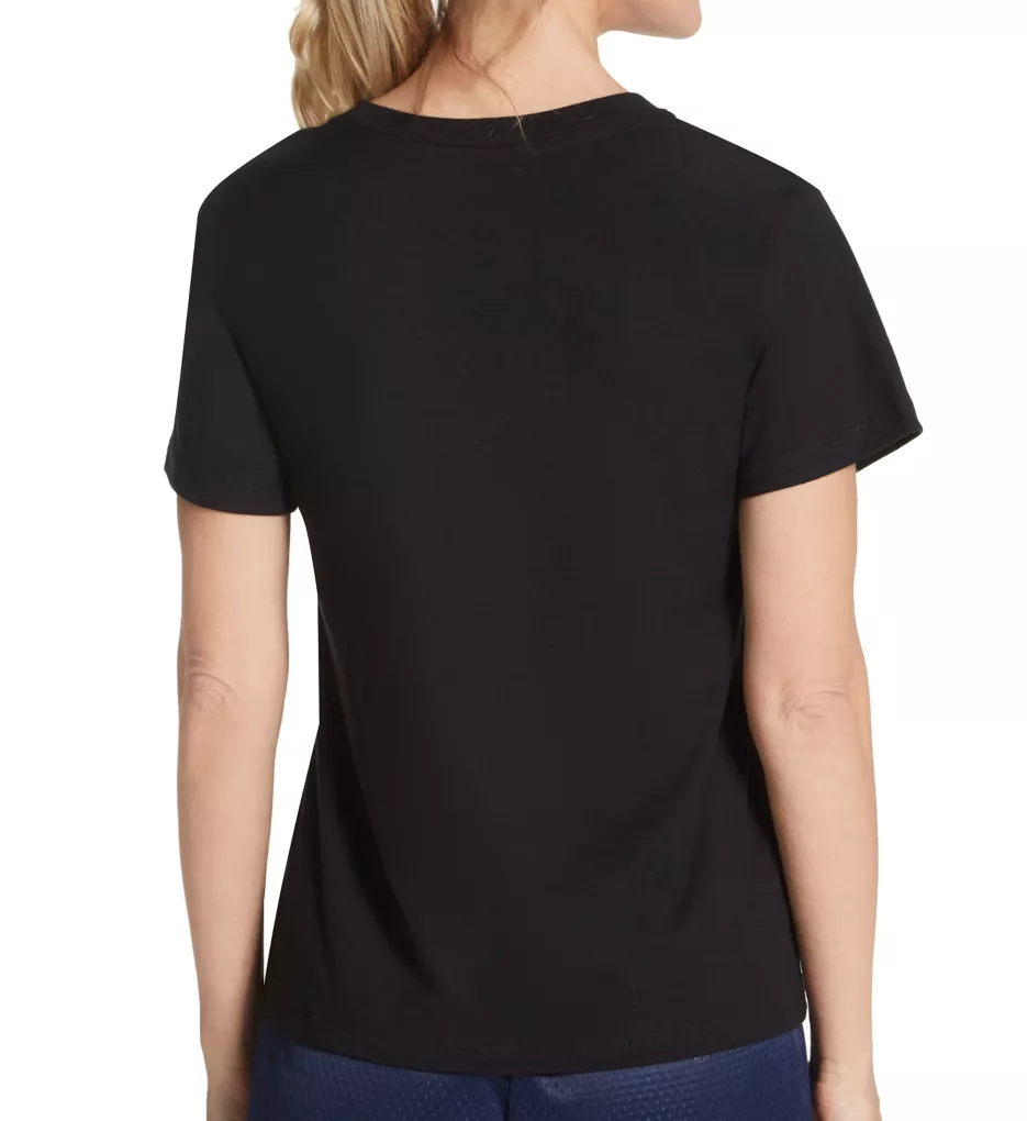 Classic Short Sleeve Crew Neck T-Shirt Black XS