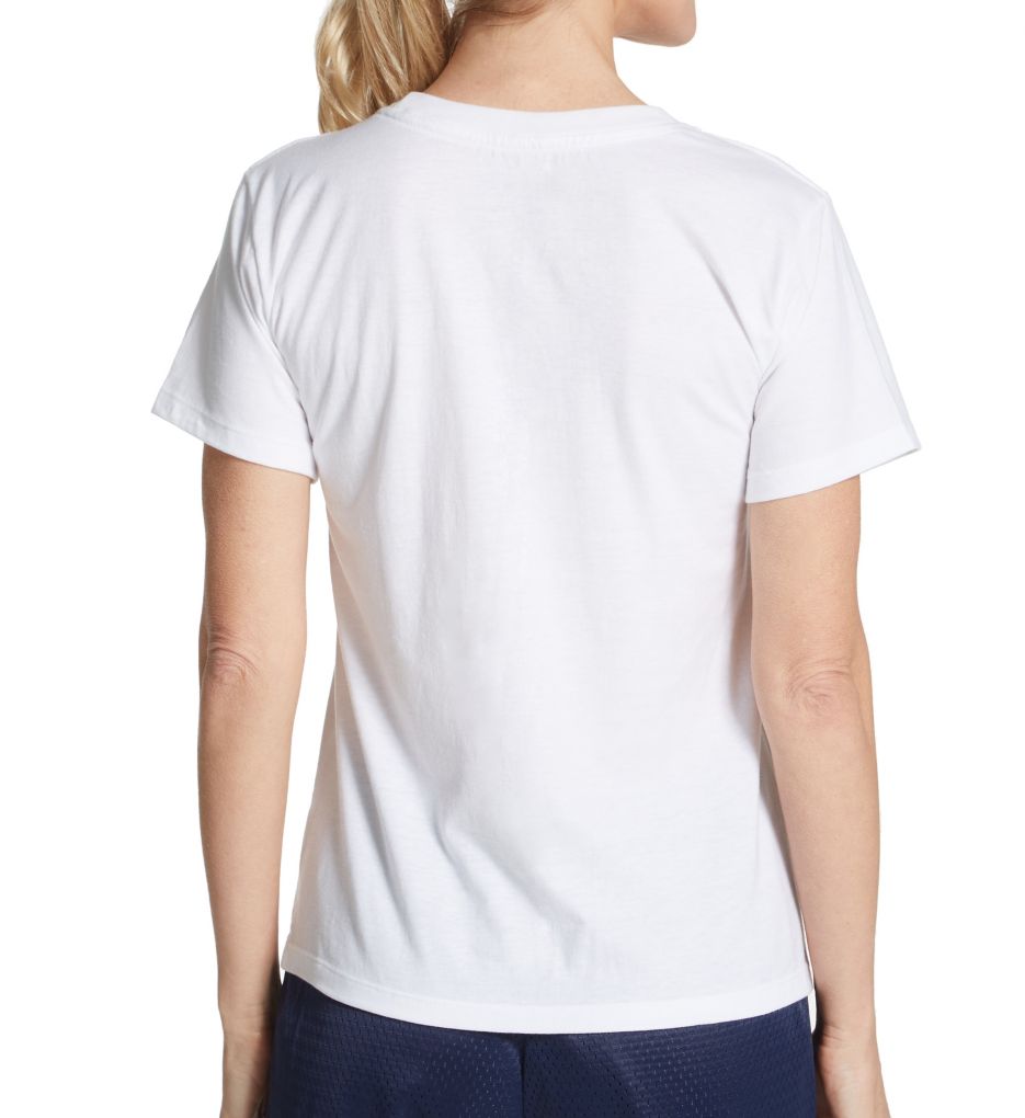 Champion Classic Short Sleeve Crew Neck T-Shirt White XS  - Image 2