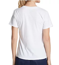 Classic Short Sleeve Crew Neck T-Shirt White XS