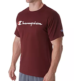 Classic Graphic Logo Jersey T-Shirt Maroon M